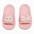thumbnail image 3 of NIEWTR Kids Cloud slides,Slides Non-slip Summer Beach Pool Shoes Toddler Boys Girls Cartoon Slides Sandals(Pink,13), 3 of 8