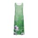 thumbnail image 4 of Vestido de Verano para las Mujeres sin Mangas Lino-Look Impreso Maxi, Suelto Fluido Y Vestido Sexy de Moda para las Mujeres, 4 of 4