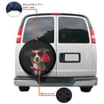 thumbnail image 4 of KAKALAD Valentines Dog With A Red Rose In Mouth 03 Spare Tire Cover Universal Car Vehicle Tools For Rv SUV Truck Camper Travel Trailer Accessories Buckle 17” Inch, 4 of 6