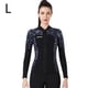 thumbnail image 2 of Buceo de buceo 3mm Tops de traje de neopreno Premium neopreno Tits UV Protección de UV Buceo de buceo Scuba de canoa para aeróbicos de agua Snorkeling Grey L seitruly OD003290-18, 2 of 7