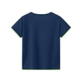 thumbnail image 5 of CYRBOKO Boys Athletic Outfit Sets, Short Sleeve Summer Quick-dry Casual Sport Clothing Sets Navy Size 4-5 T, 5 of 5