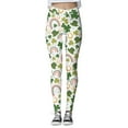 thumbnail image 3 of WILLBEST Leggings de Yoga Con Estampado de Santos Para Mujer, Informales, de Cintura Alta, Elásticos, Cómodos, Para Entrenar, Correr, Suaves y Transpirables, Ropa Deportiva Grande, 3 of 4