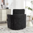 thumbnail image 3 of 360 Degree Rotating Swivel Chair with Breathable Chenille Fabric - Sturdy Metal Base for Home Office & Living Room Use, Easy Assembly, 3 of 9