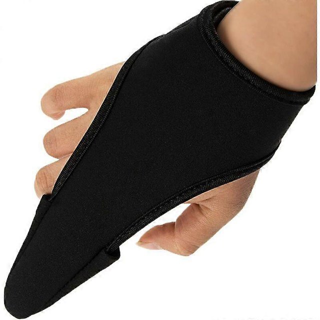 Professional Fish Gloves Non-Slip Single Finger Glove Outdoor Black Index Finger Glove,Single Finger Fish Glove Non-Slip,Durable Comfortable Black fo