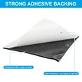 thumbnail image 4 of Uxcell 4 Pcs 4x4x1/8 Inches Adhesive Foam Padding Closed-cell Foam Sheet, Black, 4 of 7