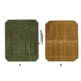 thumbnail image 2 of Matsuzay Bolsa para cuchillos hecha de lona de gran capacidad y portátil para almacenamiento de cuchillos, bolsa en rollo de lona encerada Organizadores de utensilios de cocina caqui, 2 of 6