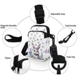 thumbnail image 5 of HELLHERO BunnyBloom Shoulder Bags for Adult Double Deck Cross Body Purse Polyester with Shoulder Strap, 5 of 7