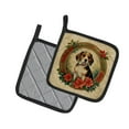 thumbnail image 2 of Beagle Christmas Flowers Pair of Pot Holders 7.5 in x 7.5 in, 2 of 5