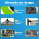 thumbnail image 5 of Trampolín para Niños 8 Pies ( 194 CM ) YEI Verde, Estructura de Acero Reforzado con Red de Seguridad, 5 of 7