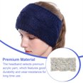 thumbnail image 3 of Minnieouse Diademas de punto Cálido a prueba de viento Chunky Universal Ear Warmer Hairband Accesorio de moda para mujeres Suministros Hilo beige Type3 NO3 Minnieouse AP009921-10, 3 of 6