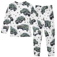 thumbnail image 2 of joogoo Cartoon Trucks Vehicle-t6 2 Piece Long Sleeve Tee and Pants Cotton Pajama Set 5Y, 2 of 7