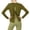 Army Green, variant on Women T-Shirts Elegant Yoga Long Sleeve Tops Back Twist Hollow Open Back Flowy Athletic Workout Fitness Shirt For Running And Gym Birthday Solid Color Streetwear