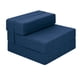 thumbnail image 5 of Sofá cama plegable Atlas del descanso individual color Azul Marino estilo Puff, 5 of 6