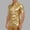 c01Gold, variant on USNSM Men's Trendy Disco Shiny Metallic Gold Short Sleeve Collarred Button Down Shirt Gold XXL