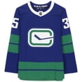 thumbnail image 2 of Framed Thatcher Demko Vancouver Canucks Autographed Blue Alternate Adidas Authentic Jersey - Fanatics Authentic Certified, 2 of 4
