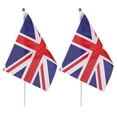 thumbnail image 3 of 50pcs Britain National Flags Handheld UK Flags Cheering British Flags Hand Waving Union Jack Flags, 3 of 8