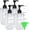 22oz 4pack Clear, variant on Clear Soap Dispenser with Waterproof Labels, Thickened Plastic Hand Soap Dispenser for Bathroom, Kitchen Dish Washing Liquid Bottles, Shampoo and Conditioner Bottles with Funnel (15oz 2Pack Clear)