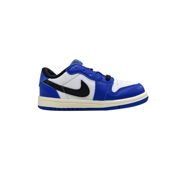 Toddler's Jordan 1 Retro Low OG White/Black-Game Royal-Sail (FQ5435 140) - 7