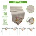 thumbnail image 5 of Pink Yellow Flowers Table Runner Linen Burlap Table Runner 72 Inches Long Spring BotanicaL Wild Florals Art Dresser Scarves for Kitchen Island Coffee Dining Party Wedding Holiday Decor 14"x72", 5 of 8