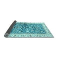 thumbnail image 2 of Ahgly Company Indoor Square Oriental Light Blue Traditional Area Rugs, 3' Square, 2 of 4