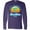 Purple, variant on Summer Enjoy the Sunshine Boca Raton Florida in Blue Long Sleeve T-Shirt
