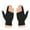 pure black, variant on Bingirl Professinal Game Gloves, 2 Finger Ultra-Thin Anti-Slip Grip Gloves TouchScreen Gloves For Mobile Gaming Women Men