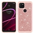 thumbnail image 3 of for T-Mobile Revvl 5G with Temper Glass TPU Hard Phone Case Glitter Shock proof Edge Scratch Shield Hybrid Layers Slim Bumper Cover (Rose Gold), 3 of 4