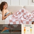 thumbnail image 3 of PMONPA Electric Heated Blanket for Adult, 51"x61" Soft Flannel Heating Blanket with 10 Heating Levels & 8 Hours Auto Off，Light Pink, 3 of 7