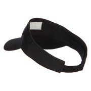 Thin Blue Line USA Flag Embroidered Washed Visor - Black OSFM