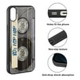 thumbnail image 2 of WIRESTER Shockproof Soft Rubber Cover Case for Apple iPhone XR 6.1", Retro Clear Cassette Tape Hip Hop, 2 of 5