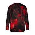 thumbnail image 5 of RKSTN Sweat-Shirt pour Femmes Mode Col Rond Manches Longues T-Shirt Imprimé Blouse Hauts Chandail en Molleton, Tenues d'Automne, 5 of 5