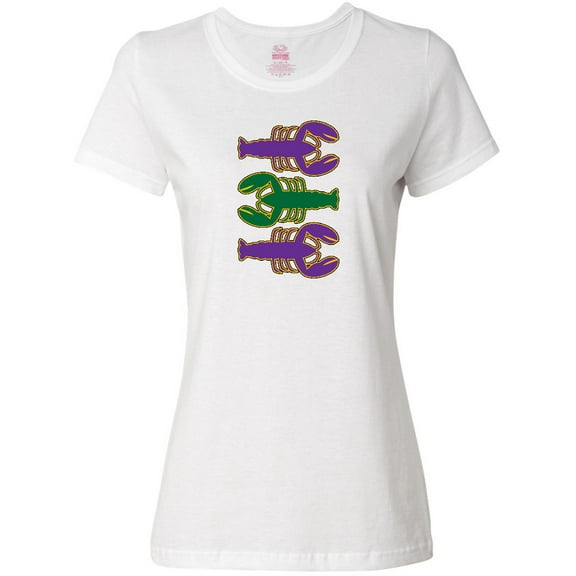 Inktastic Mardi Gras Celebration Funny Crawfish Women's T-Shirt