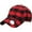 (PLAID) Red/Black, variant on KBETHOS Red-Black Buffalo Plaid Classic Baseball Cap Dad Hat