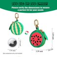thumbnail image 5 of 2.36 x 2.36 Inch Watermelon Fruit Bag Charm Cute Mini Coin Purse Keychain,Mini Leather Coin Pouch Change Purse for Backpack Decoration,Coin Watermelon Wallet Gifts for Girl Women, 5 of 5