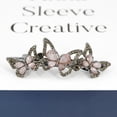 thumbnail image 5 of Hair Crystal Rhinestones Hair Clips Butterfly French Clips Vintage Spring Hair Clips Hair Clips Barrettes, 5 of 5