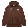 thumbnail image 2 of Men's Mitchell & Ness  Brown Cleveland Browns Vintage Logo Team OG 2.0 Fleece Pullover Hoodie, 2 of 6