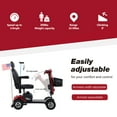 thumbnail image 2 of 4 Wheel Mobility Scooter,Power Electric Mobility Scooters for Seniors, Adults,Handicapped,Elderly,16 Miles Red, 2 of 7