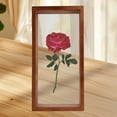 thumbnail image 6 of CarpNettore Shadow Box Memory Case with Glass Cover Tickets Wood Badges Clear Wedding Flower coffee, 6 of 9