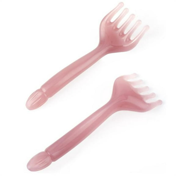 Resin Head Massager Comb 2 Pcs,Manual Hair Scalp Massager,Lightweight Five Claw Massage Tool,Durable Handheld Head Scalp Massager,Relax Massager Tool for Soothing Head Neck