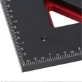 thumbnail image 2 of Double Triangle Ruler Detachable 4 Inch and 6 Inch Aluminum Alloy Accurate Carpentry Square Tool, 2 of 4