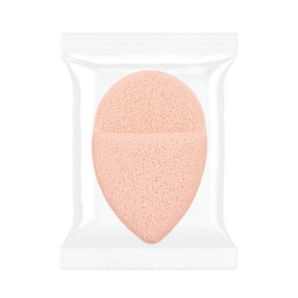 Nvzi Exfoliante facial, esponjas faciales para lavado facial, almohadillas exfoliantes desmaquillantes reutilizables, paquete de 2, naranja, A28