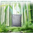 thumbnail image 3 of Activated charcoal odor absorber, strong odor; bamboo charcoal air purifying bags suitable for home, car, closet, pets; smoke chamber deodorizer (4 x 200g, unscented)., 3 of 9