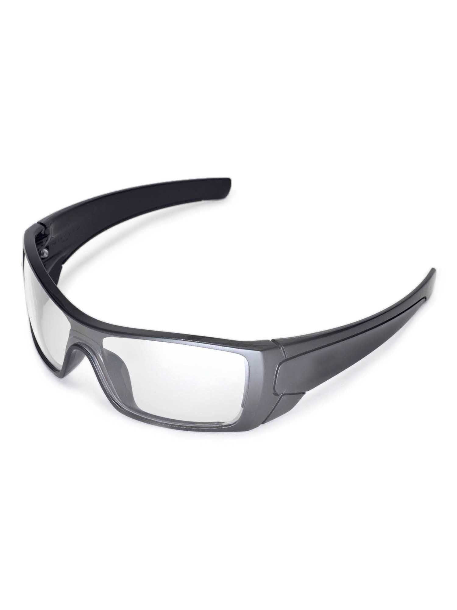 Walleva Clear Replacement Lenses for Oakley Batwolf Sunglasses 