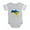 Heather Gray, variant on CafePress - I Stand With Ukraine Flag U - Cute Infant Baby Football Bodysuit