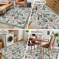 thumbnail image 5 of 4'x6' Area Rugs, Turquoise Pink Ethnic Indoor Outdoor Area Rug for Living Room Bedroom, Boho Modern Geometric Abstract Art Washable Bathroom Rugs Kitchen Floor Carpet Mats Home Decor Aesthetic, 5 of 8
