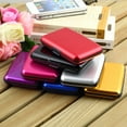 thumbnail image 3 of Cheers.US Waterproof Business Id Credit Card Wallet Holder Smooth Aluminium Metal Case Box, 3 of 6
