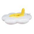 thumbnail image 4 of Anillo de natación de flor amarilla blanca 70*80cm anillo de piscina de círculo de natación de PVC flotante inflable brillante Inevent OD006797-00, 4 of 7
