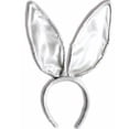 thumbnail image 2 of SATIN DLX BUNNY EARS-WHITE, 2 of 2