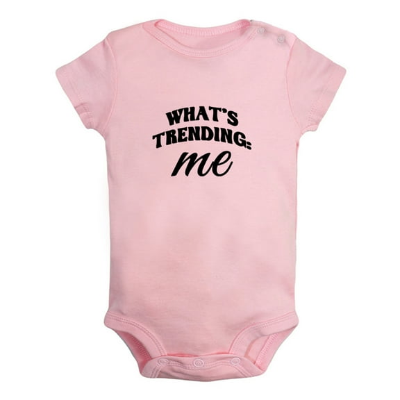 What's Trending Me Funny Rompers For Babies, Newborn Baby Unisex Bodysuits, Infant Jumpsuits, Toddler 0-24 Months Kids One-Piece Oufits