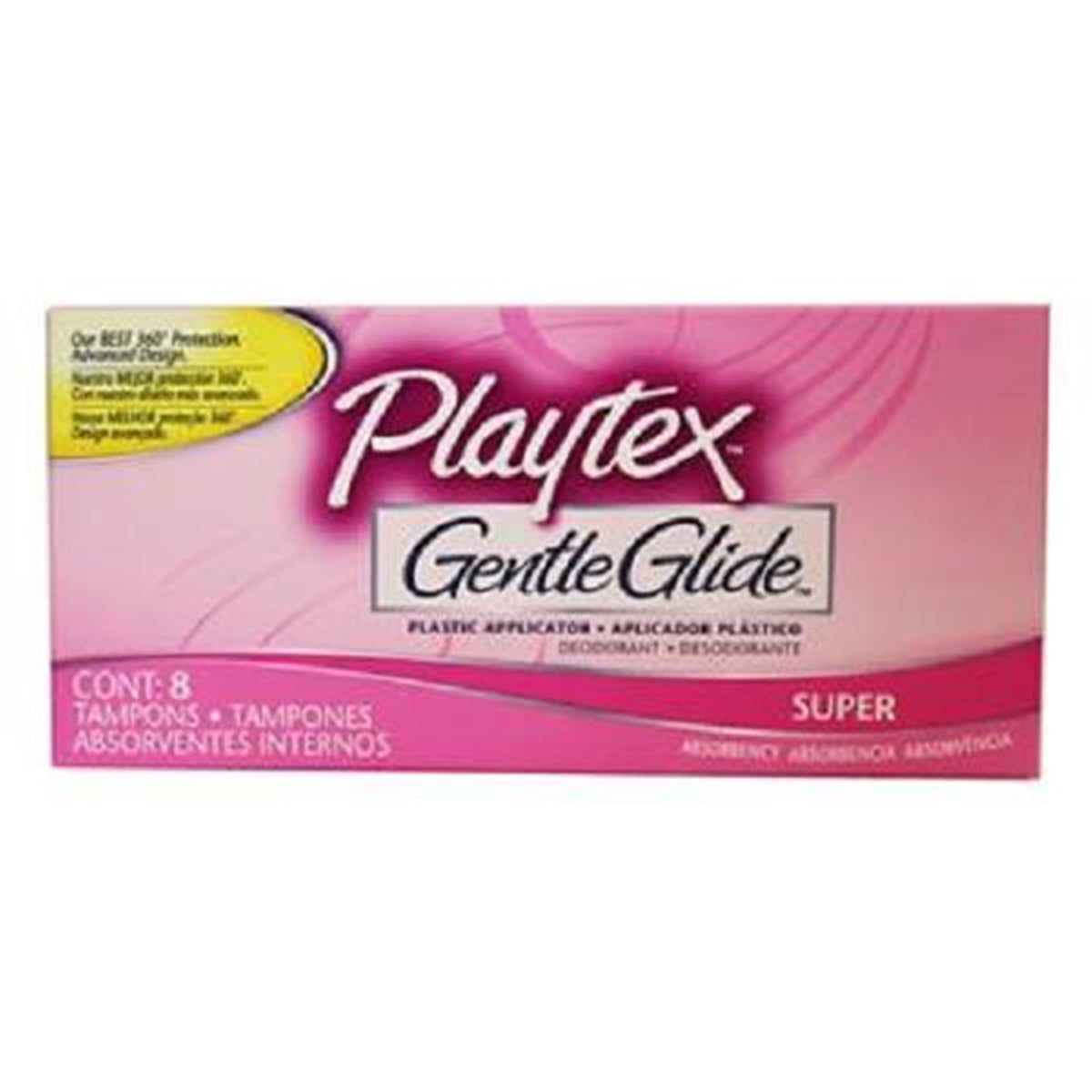 Product Of Playtex Gentle Glide, Tampon Deodorant Super, Count 1